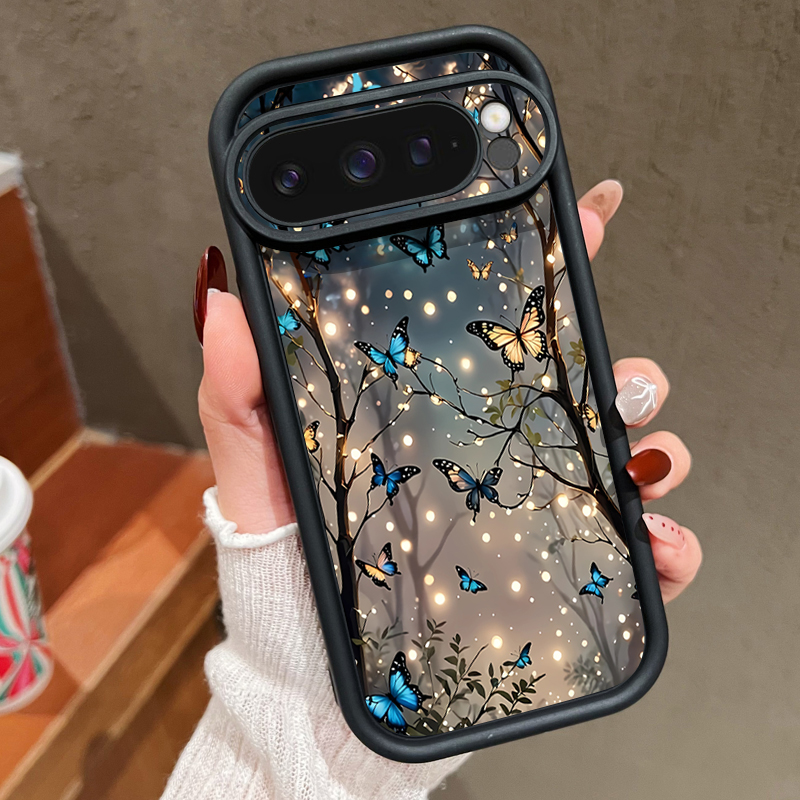 Blauwe bloem transparant telef - Apple Iphone 15 Pro Max recensie en prijs